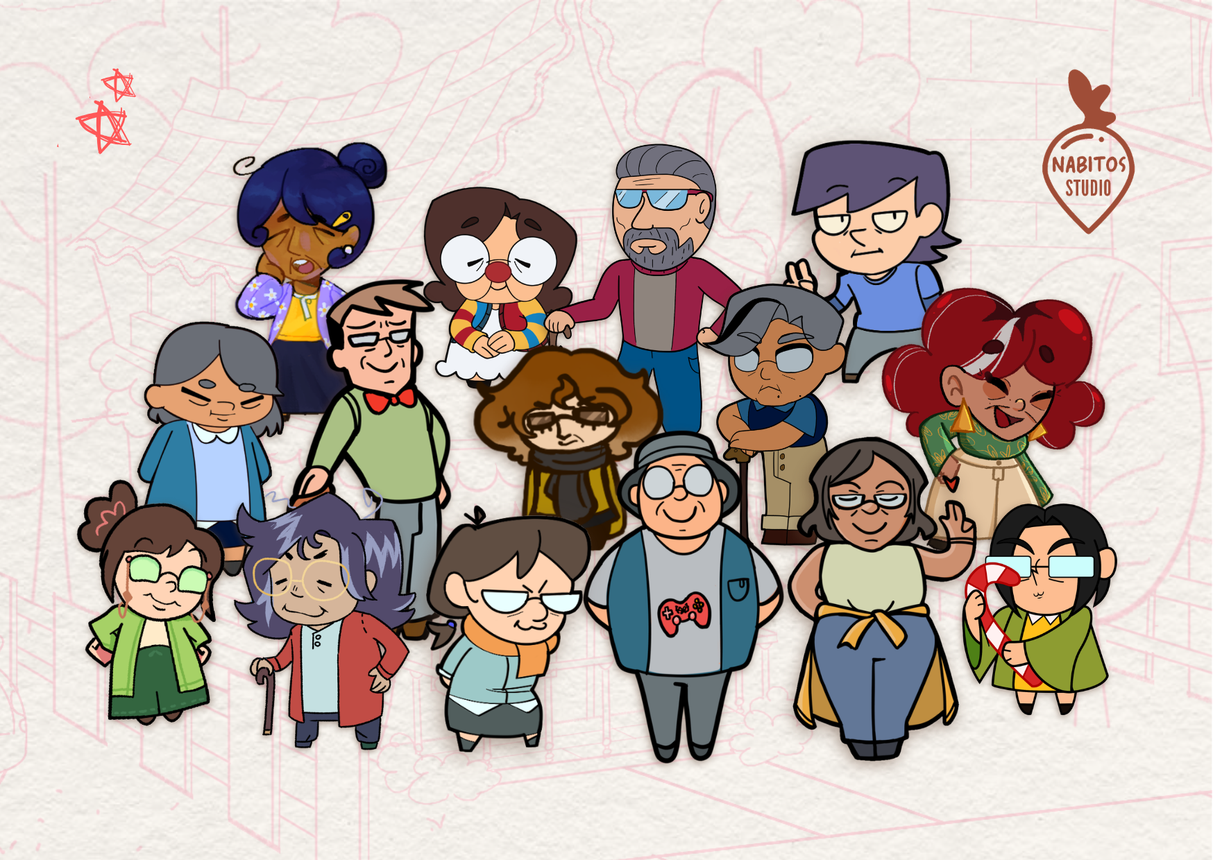 Foto Grupal del Equipo Nabitos Studio
